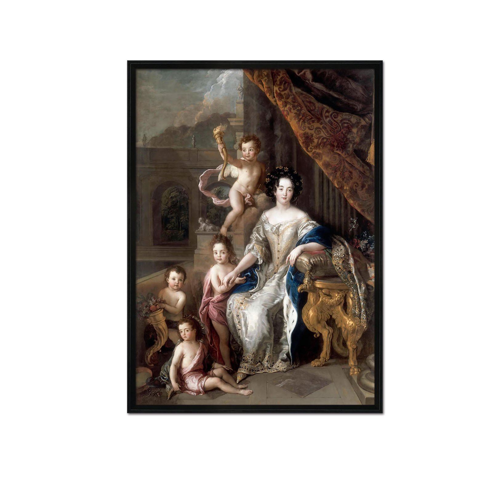 3D Little Angel 147 Fake Framed Print Painting Wallpaper AJ Creativity Home