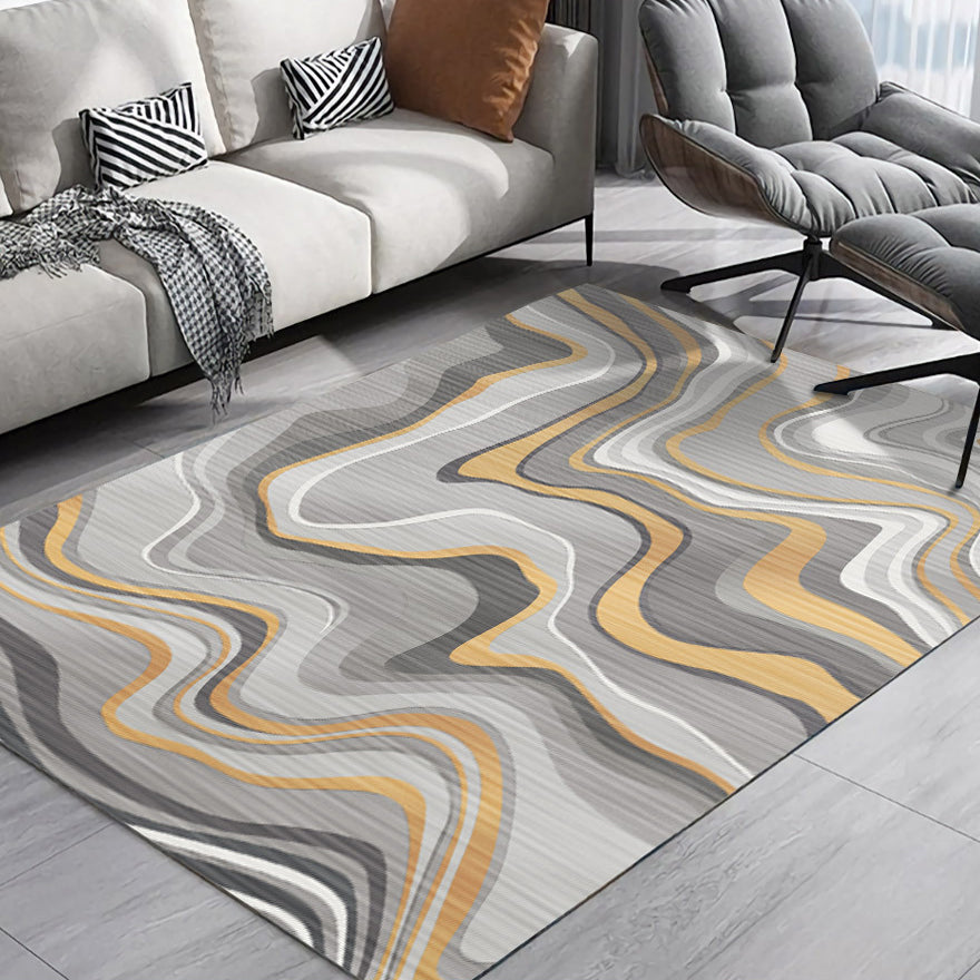 3D Color Wave WG410 Non Slip Rug Mat Mat AJ Creativity Home