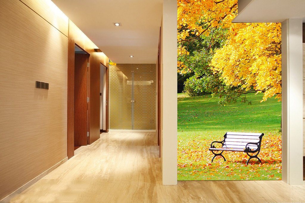 Autumn Park Wallpaper AJ Wallpaper