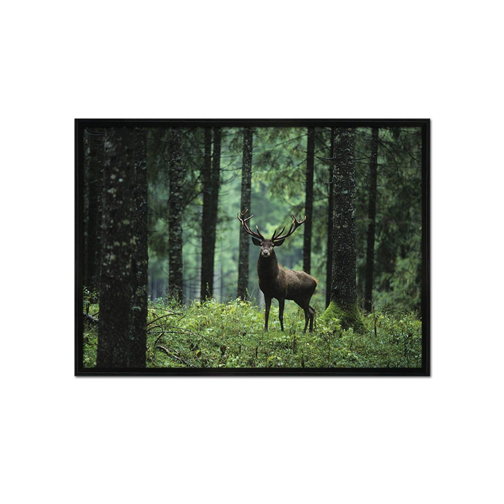 3D Suddenly Fawn 177 Fake Framed Print Painting Wallpaper AJ Creativity Home