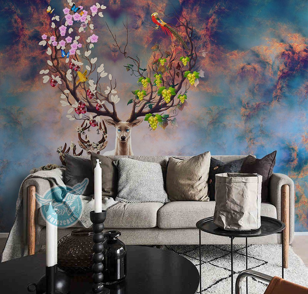 3D Flower Color 62 Wall Murals Wallpaper AJ Wallpaper 2