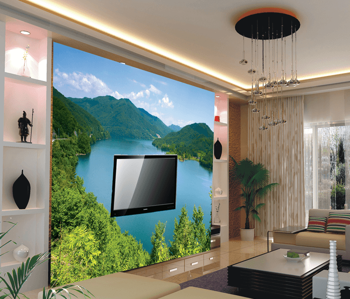 Tranquil Lake Wallpaper AJ Wallpaper