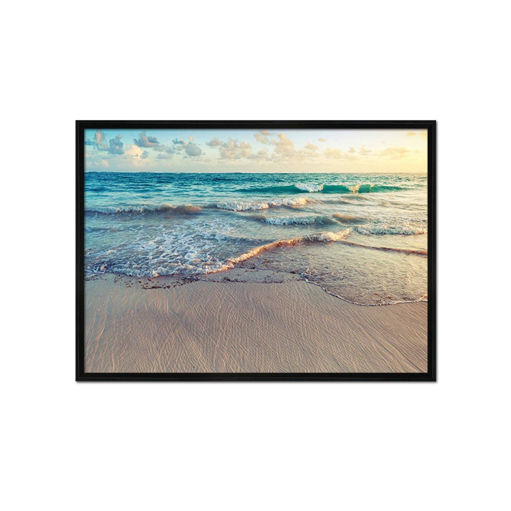 3D Sea Beach 181 Fake Framed Print Painting Wallpaper AJ Creativity Home