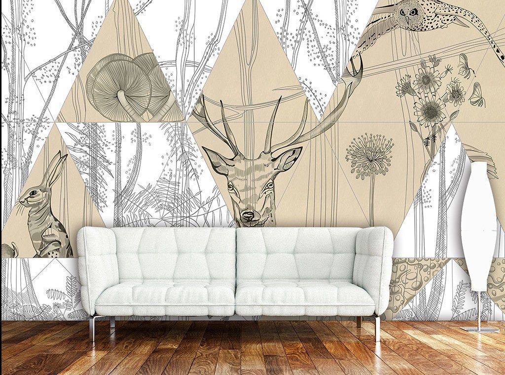 3D Animal Park 463 Wall Murals Wallpaper AJ Wallpaper 2