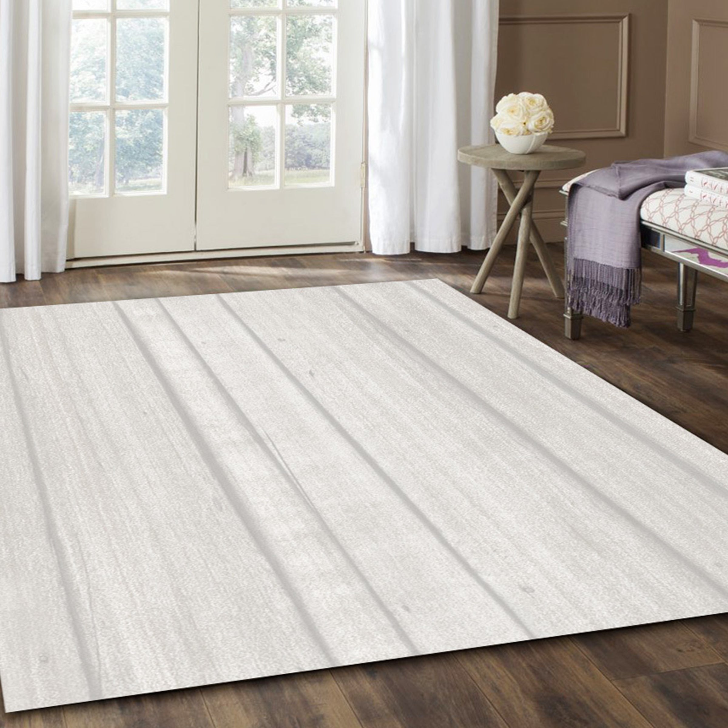 3D Light Orange Stripes WG098 Non Slip Rug Mat Mat AJ Creativity Home