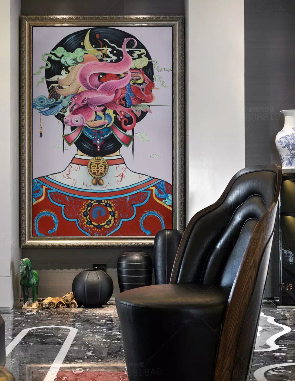 3D Ancient Headdress 506 Wall Murals Wallpaper AJ Wallpaper 2