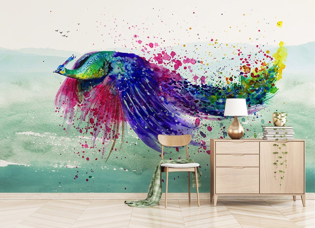 3D Flying Bird 174 Wall Murals Wallpaper AJ Wallpaper 2