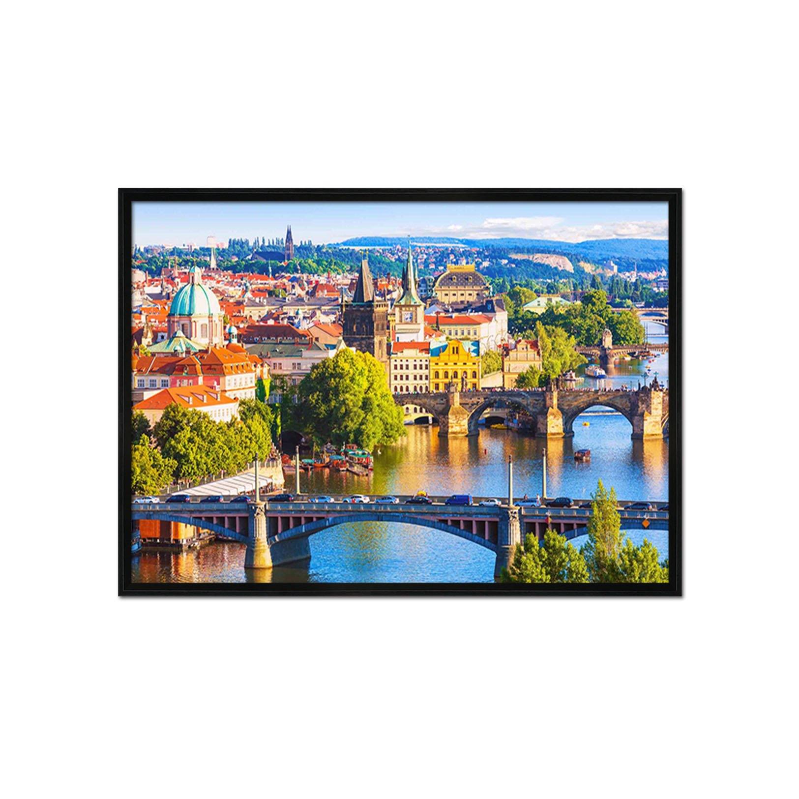 3D Beautiful City 157 Fake Framed Print Painting Wallpaper AJ Creativity Home