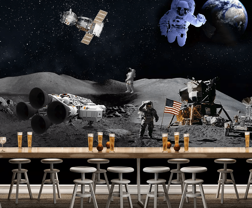 3D Starship Astronaut 383 Wallpaper AJ Wallpaper 2