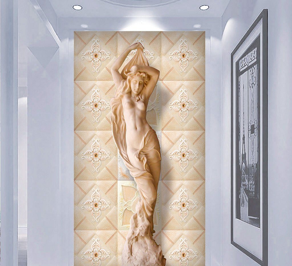 3D Carving Woman 627 Wall Murals Wallpaper AJ Wallpaper 2