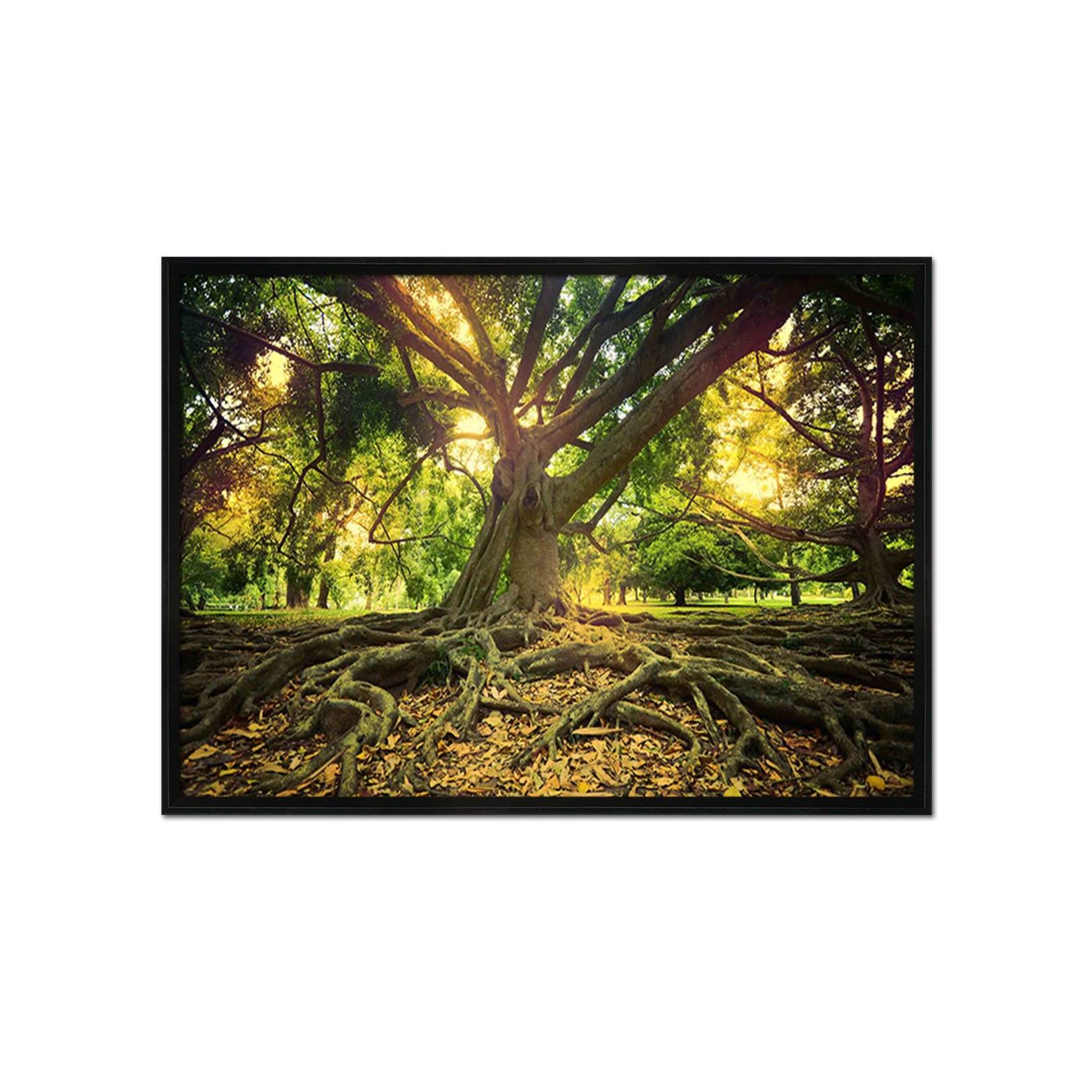3D Giant Trees 013 Fake Framed Print Painting Wallpaper AJ Creativity Home
