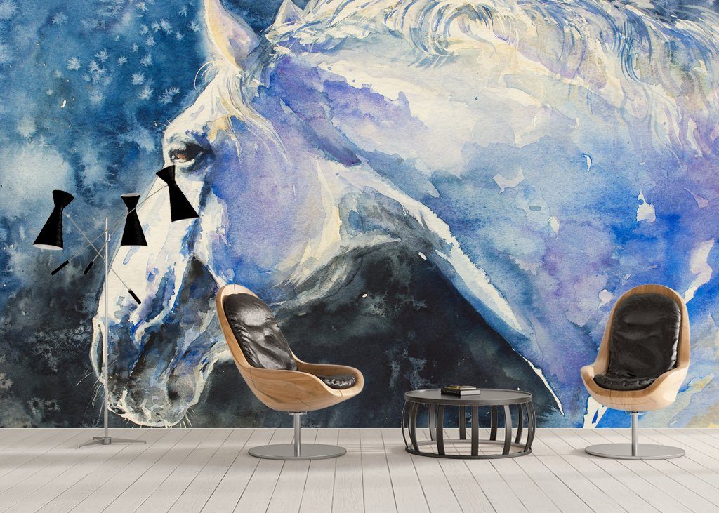 3D Oil Painting Horse 389 Wall Murals Wallpaper AJ Wallpaper 2