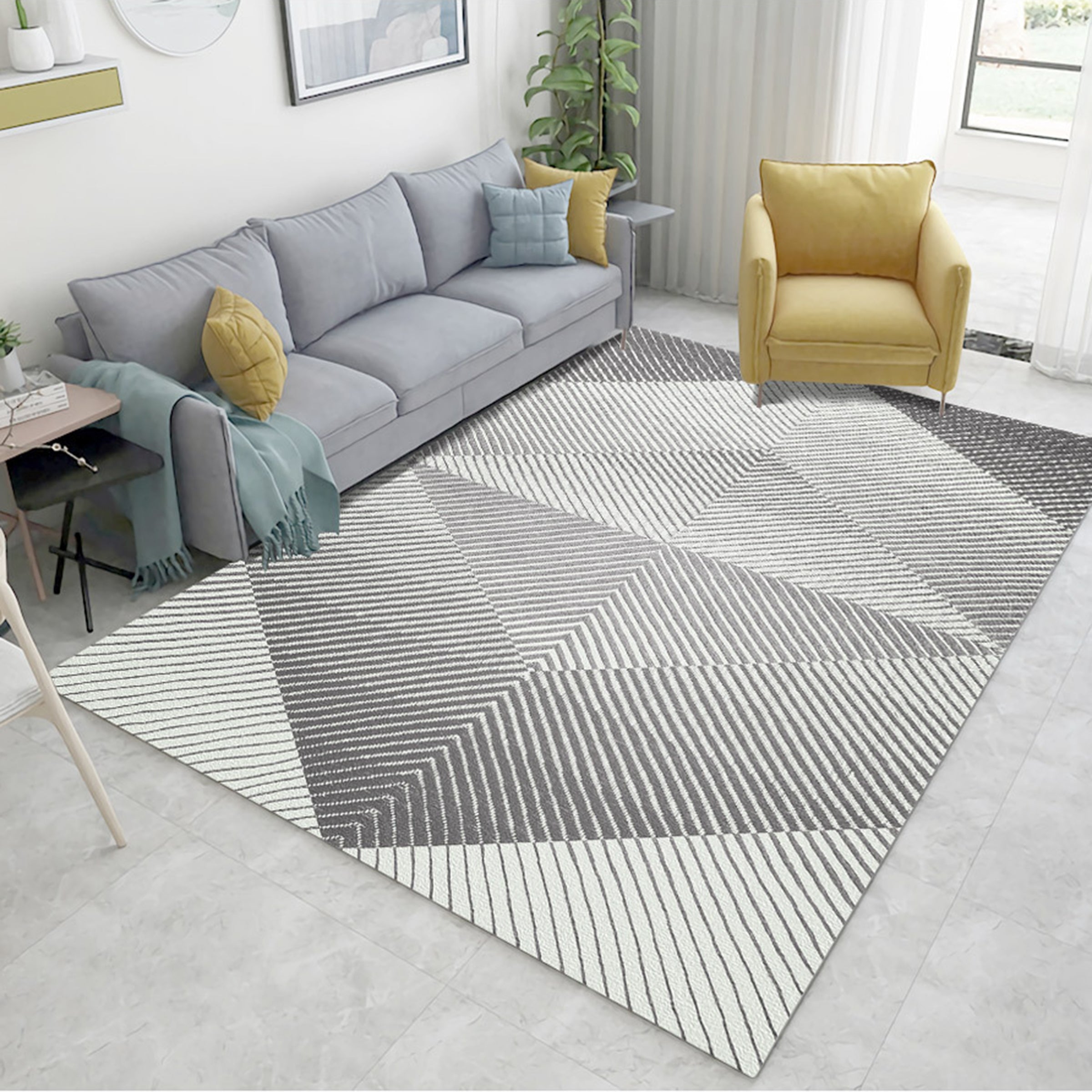 3D Mud Line WG203 Non Slip Rug Mat Mat AJ Creativity Home