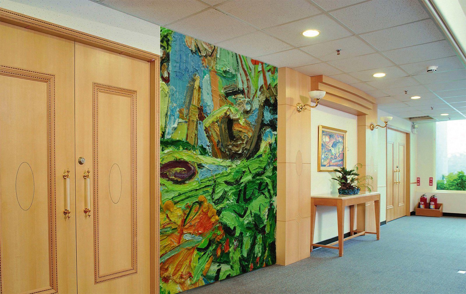 Abstract Green Graffiti Wallpaper AJ Wallpaper 2