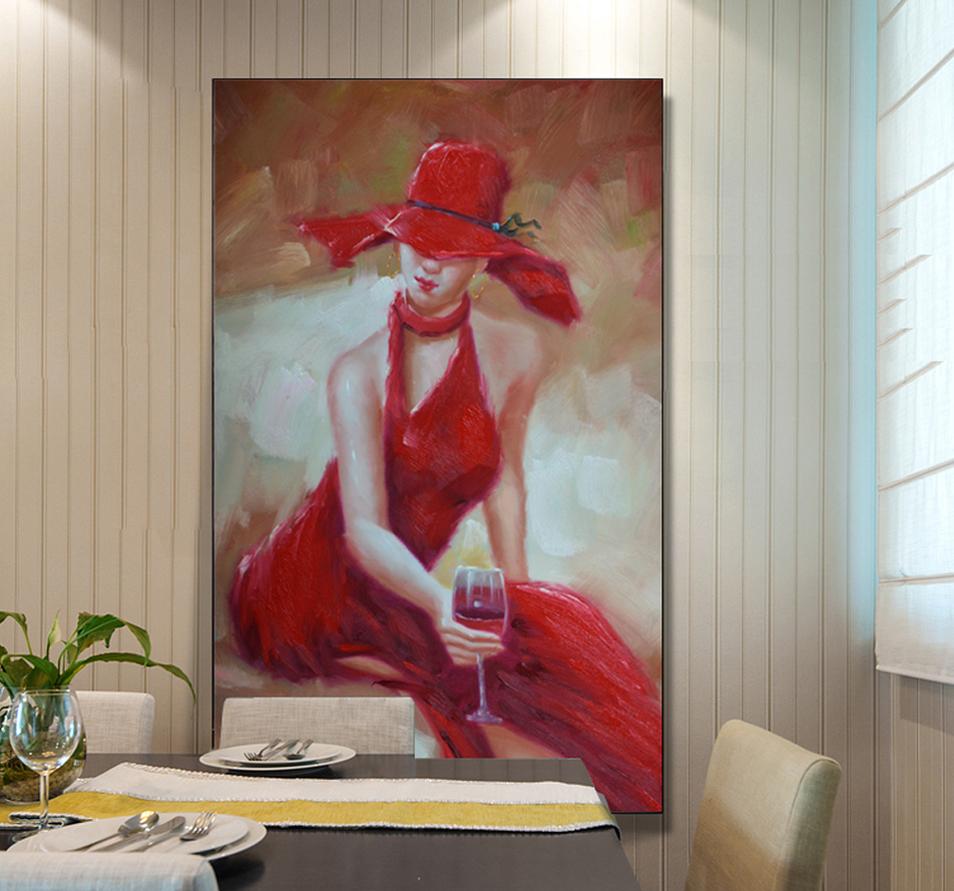 3D Female Red Dress 490 Wall Murals Wallpaper AJ Wallpaper 2