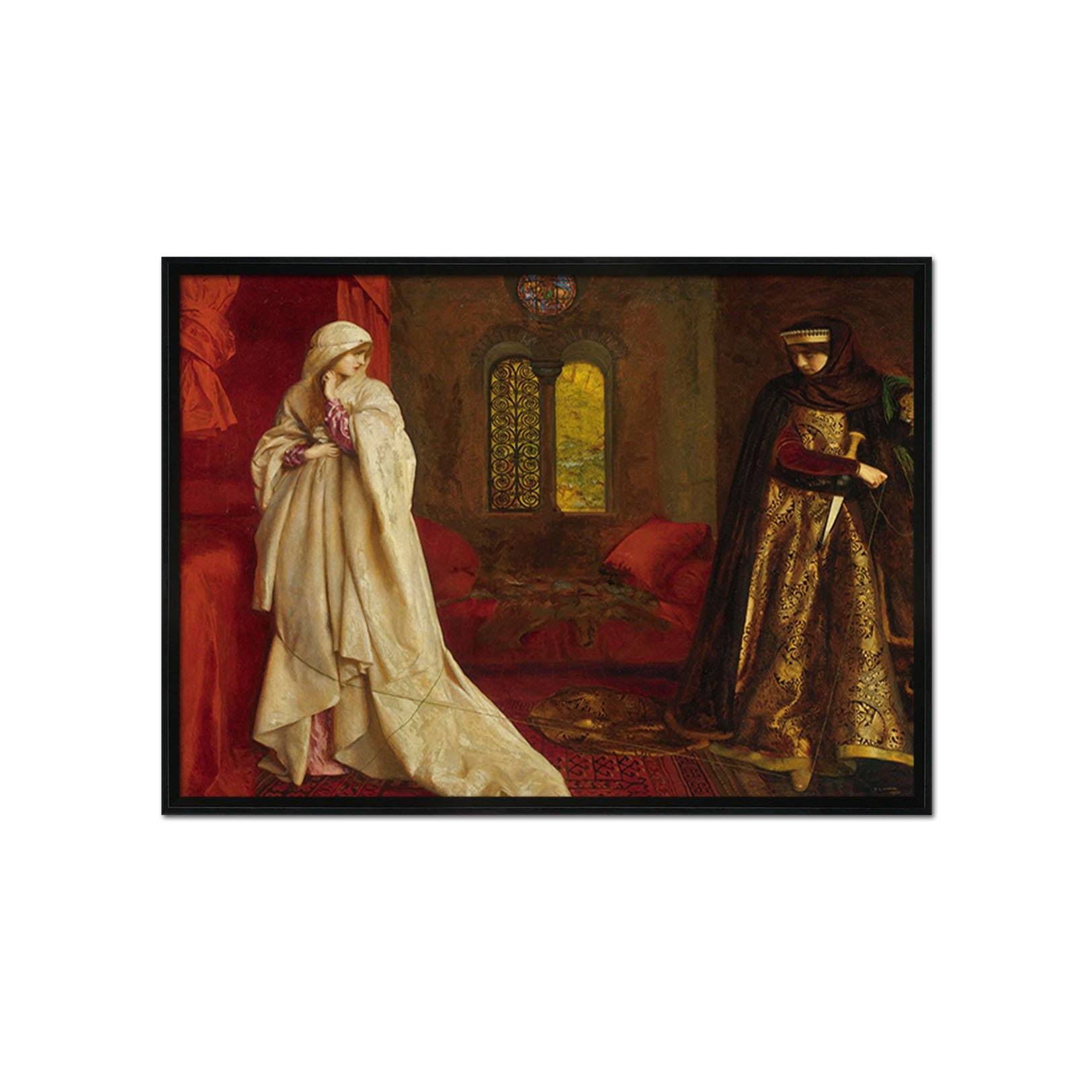 3D Two Women 032 Fake Framed Print Painting Wallpaper AJ Creativity Home