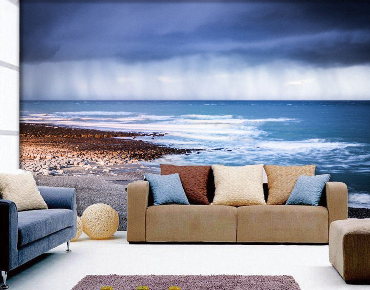 3D Ocean Beach 594 Wallpaper AJ Wallpaper