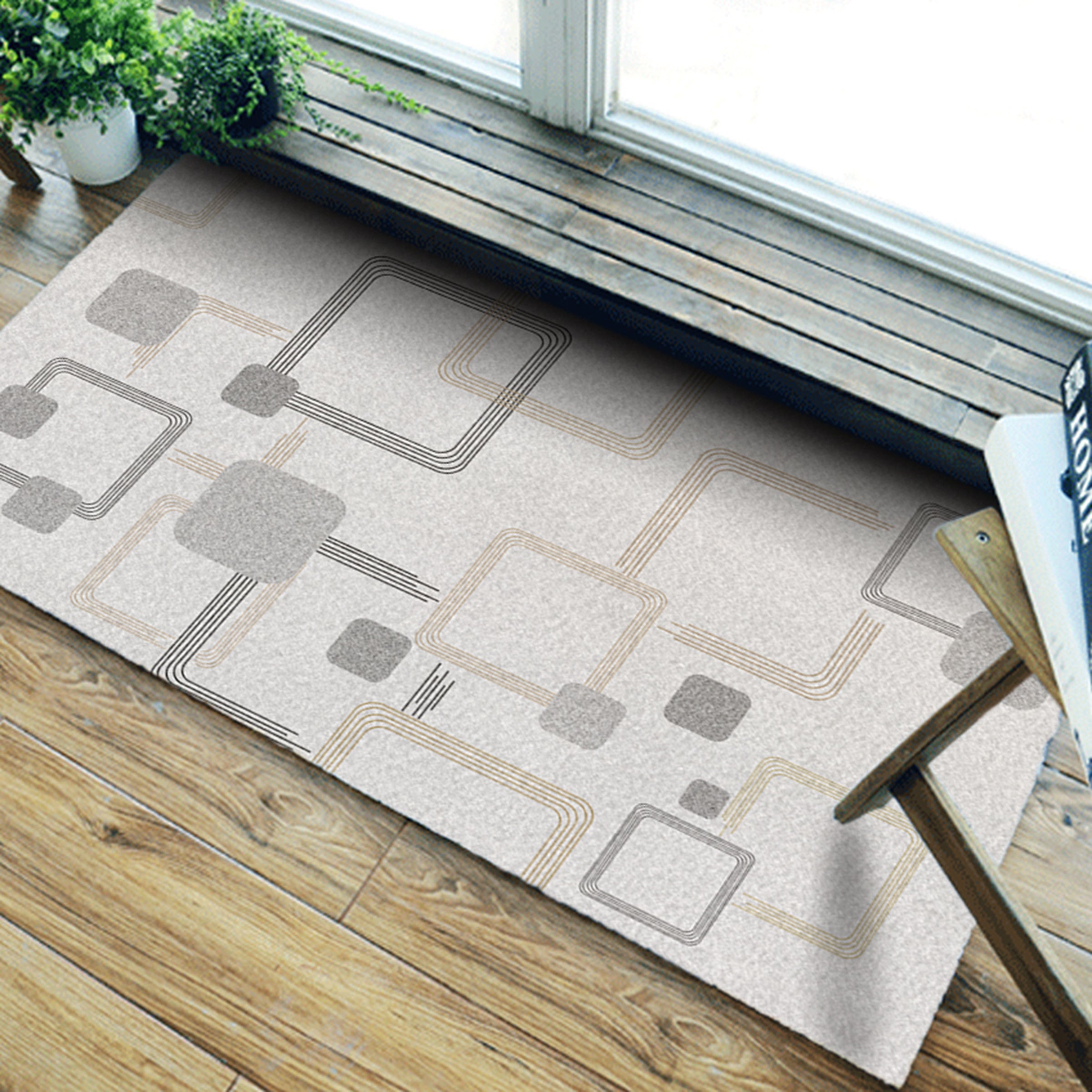 3D Color Geometry WG213 Non Slip Rug Mat Mat AJ Creativity Home