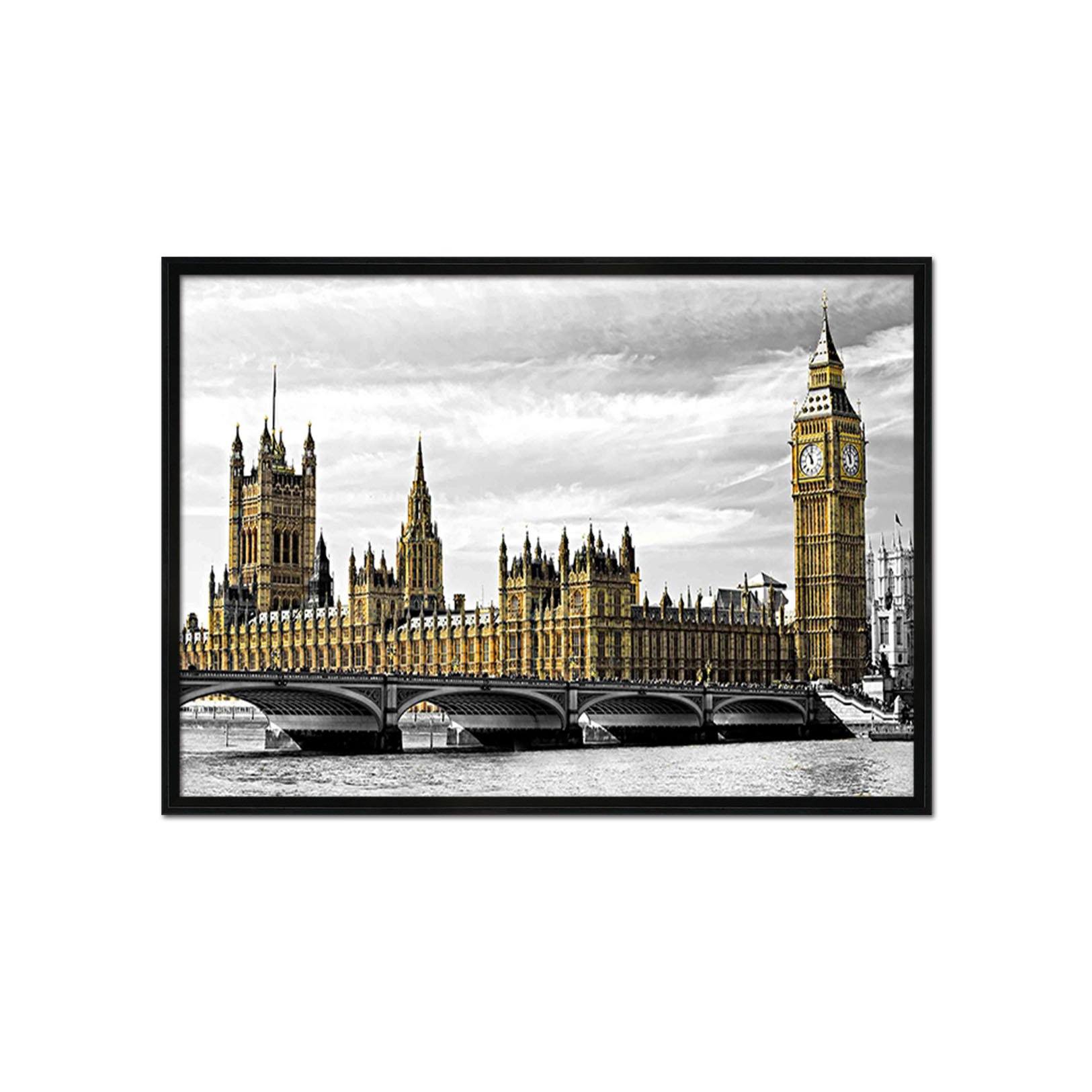 3D Bell Tower 015 Fake Framed Print Painting Wallpaper AJ Creativity Home