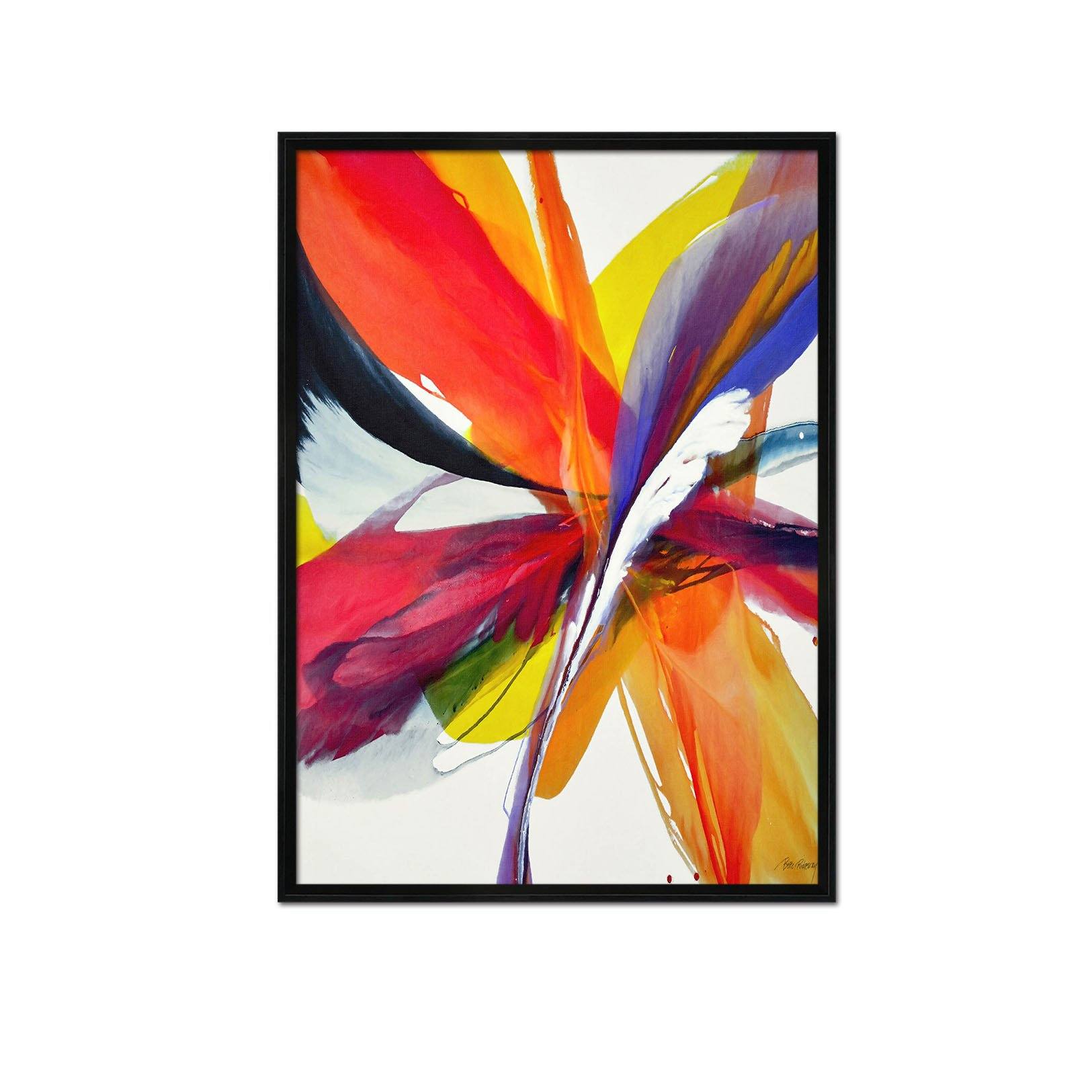 3D Graffiti Feather 112 Fake Framed Print Painting Wallpaper AJ Creativity Home