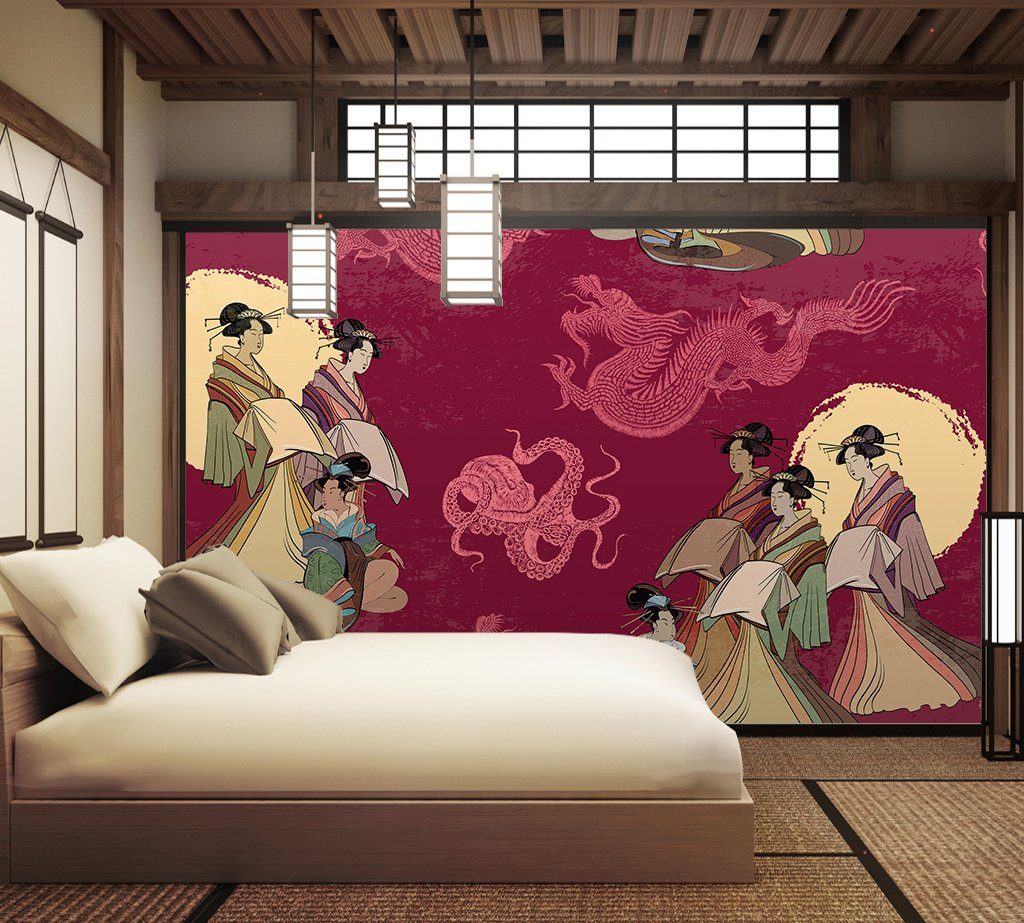 3D Ancient Lady 664 Wall Murals Wallpaper AJ Wallpaper 2