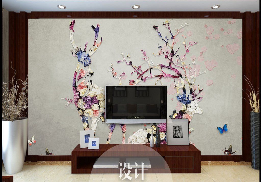 3D Elk 394 Wall Murals Wallpaper AJ Wallpaper 2