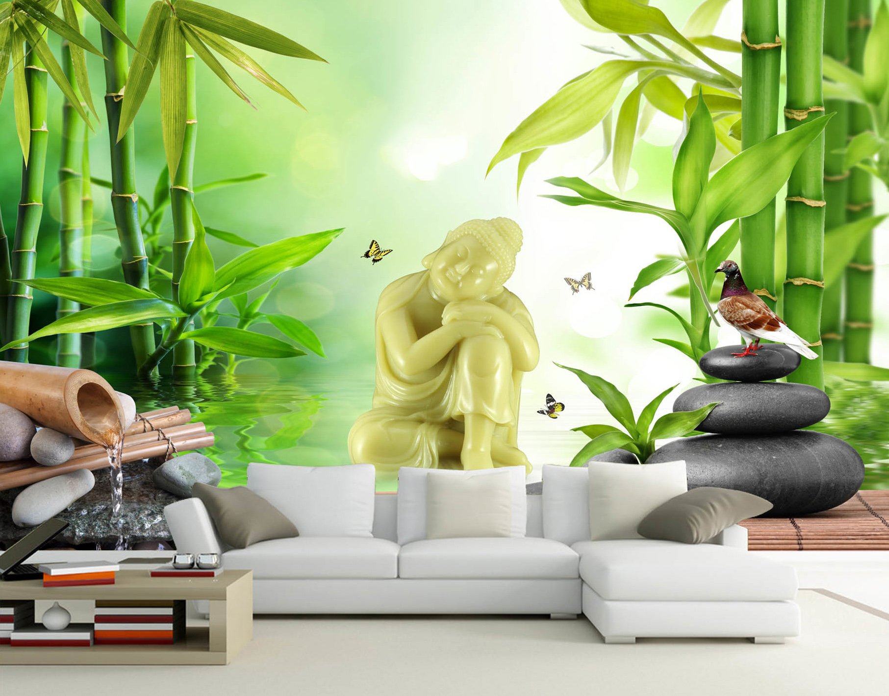 3D Bamboo Forest 332 Wallpaper AJ Wallpaper