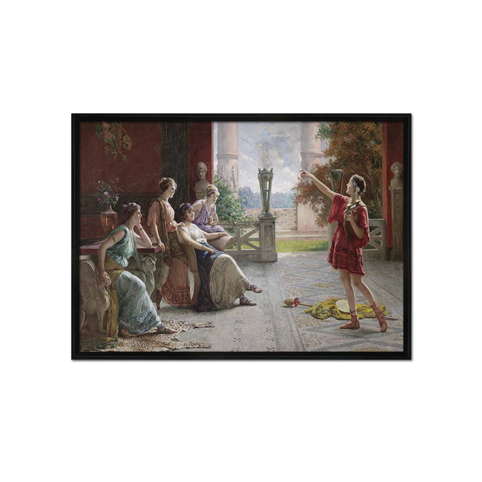 3D Watch The Show 125 Fake Framed Print Painting Wallpaper AJ Creativity Home