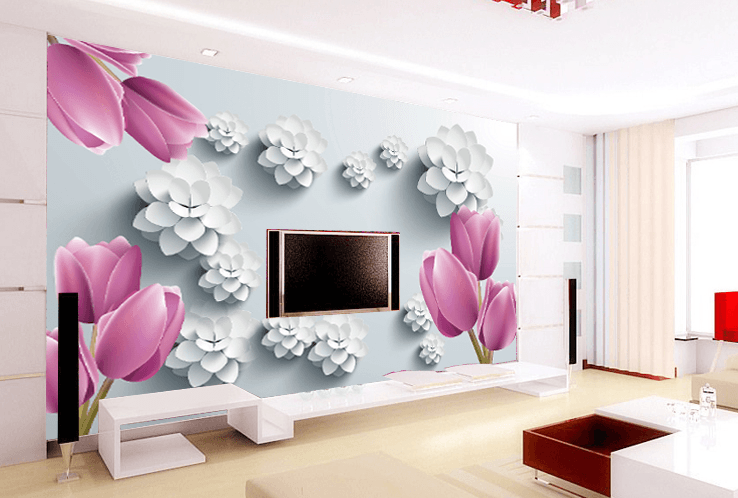 Purple Flowers 9 Wallpaper AJ Wallpaper