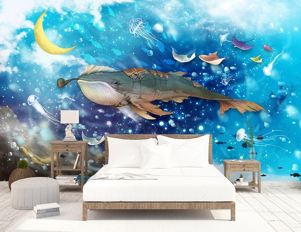3D Underwater World 597 Wall Murals Wallpaper AJ Wallpaper 2