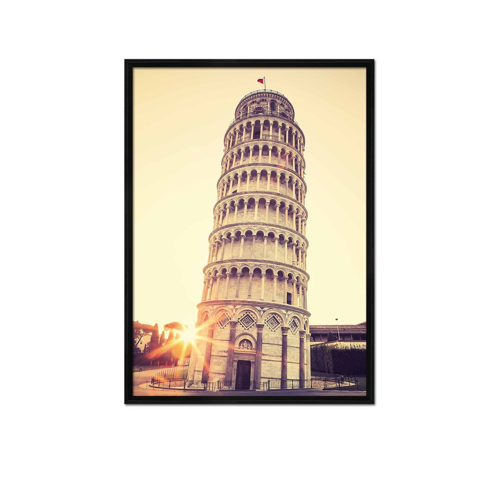 3D Round Tower 059 Fake Framed Print Painting Wallpaper AJ Creativity Home