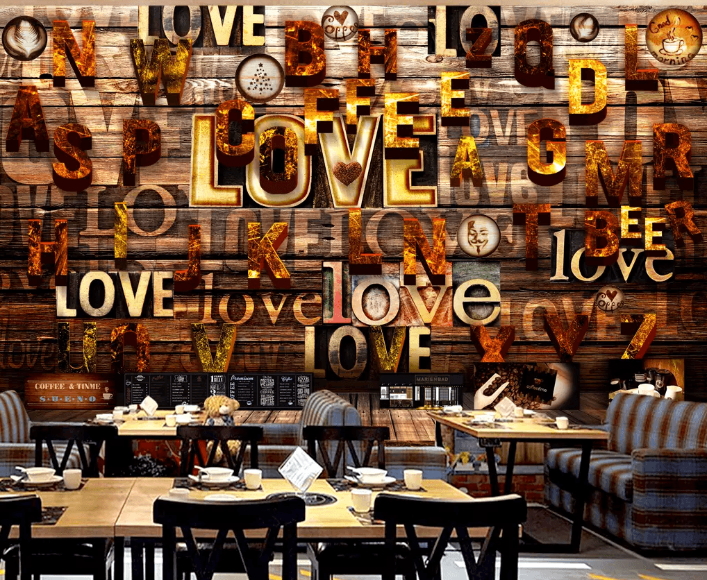 3D Capital Love Wall 398 Wallpaper AJ Wallpaper 2