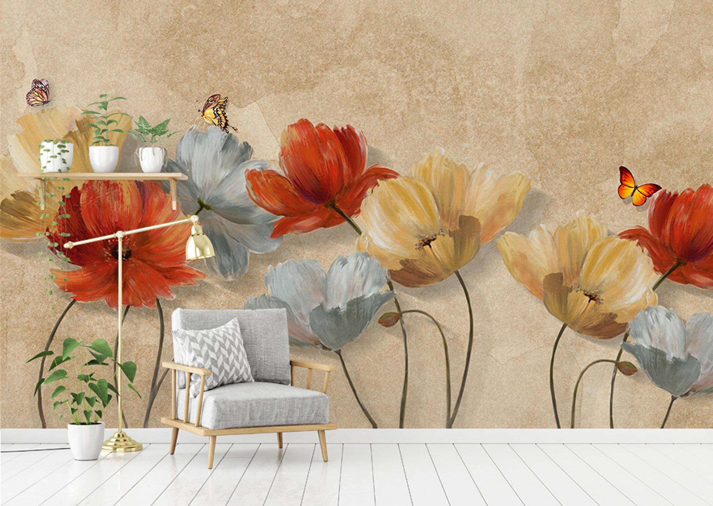 3D Flowers 326 Wall Murals Wallpaper AJ Wallpaper 2