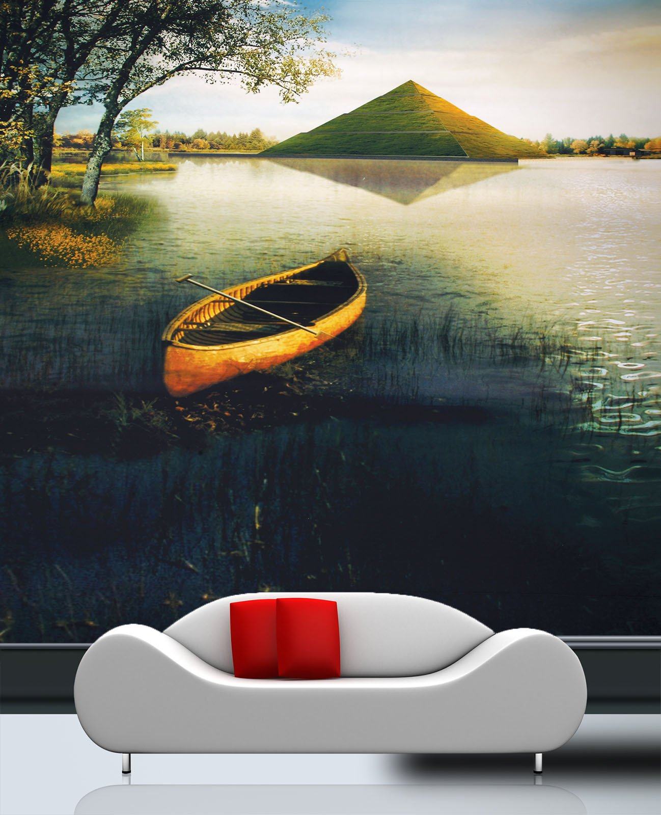 Small Wood Boat 2 Wallpaper AJ Wallpaper