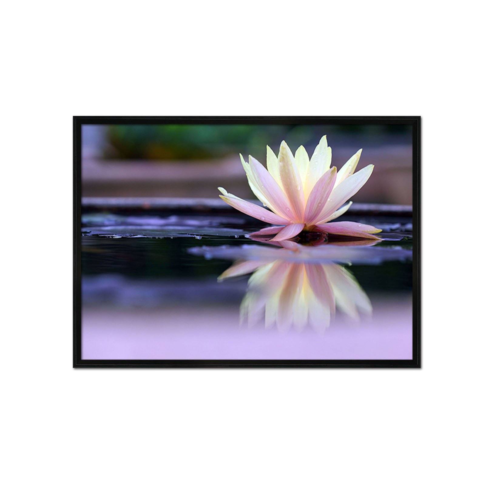 3D Lotus Beautiful 173 Fake Framed Print Painting Wallpaper AJ Creativity Home