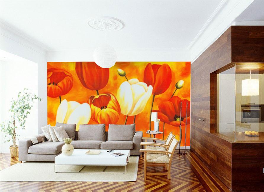 Budding Flowers Wallpaper AJ Wallpaper