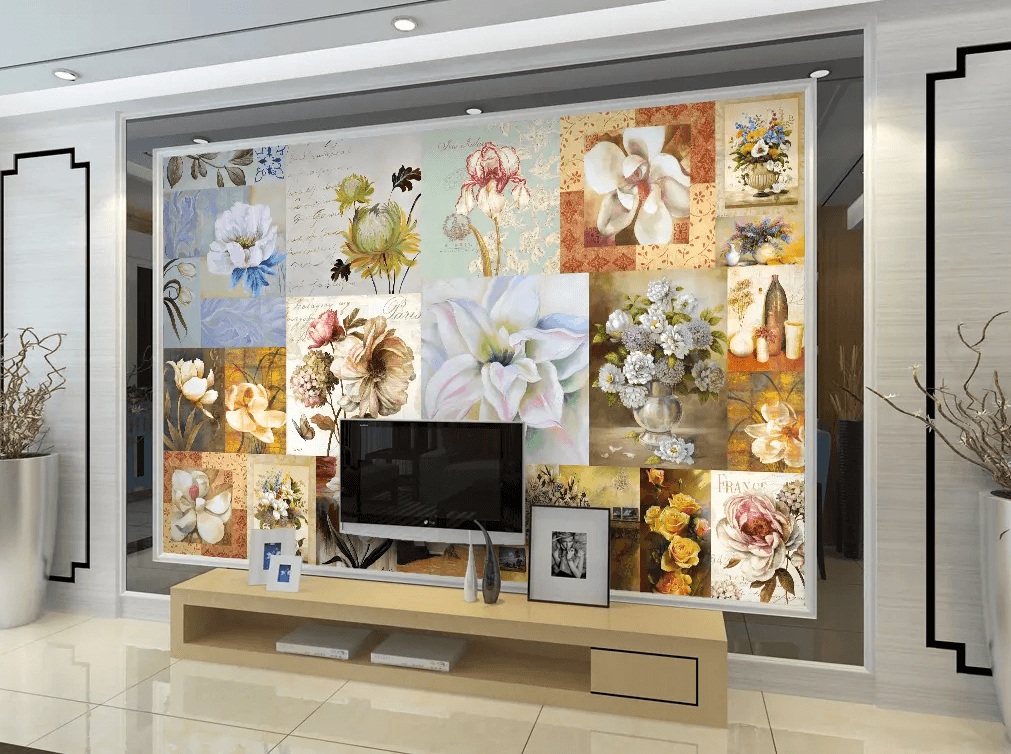 3D Different Flowers 43 Wallpaper AJ Wallpaper 2