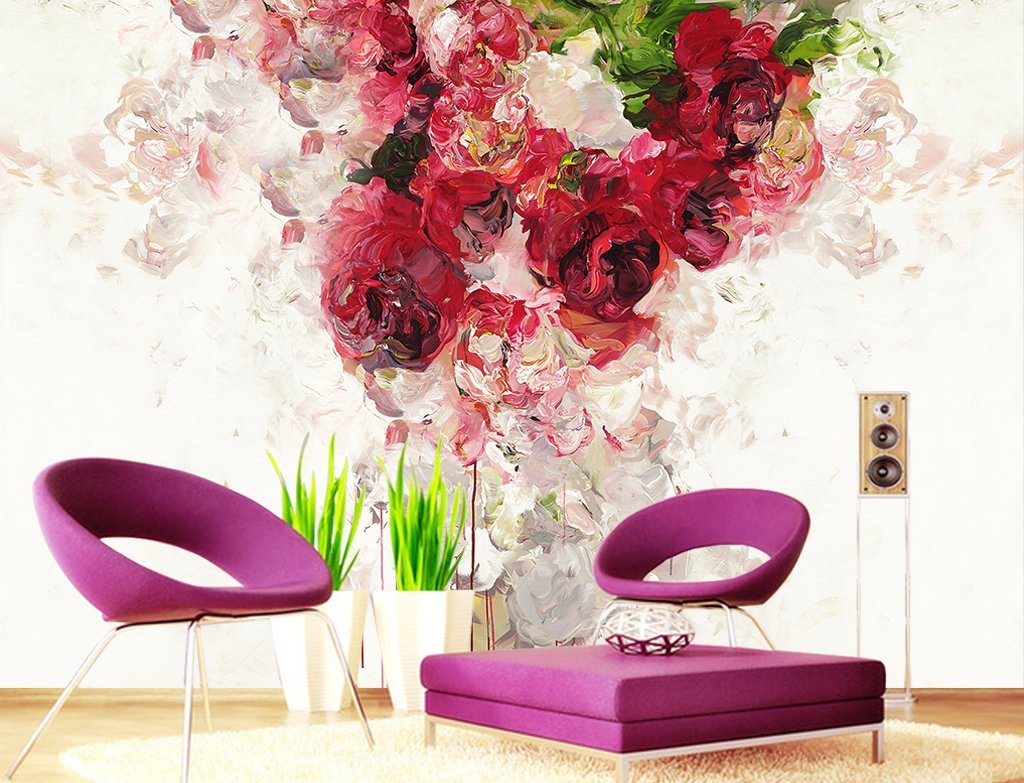 3D Flower 451 Wall Murals Wallpaper AJ Wallpaper 2
