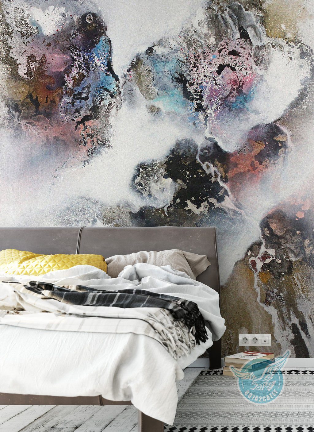 3D Painted Map 301 Wall Murals Wallpaper AJ Wallpaper 2