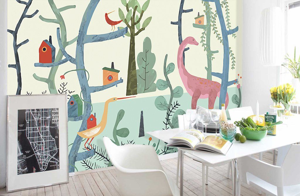 3D Animal Park 144 Wall Murals Wallpaper AJ Wallpaper 2