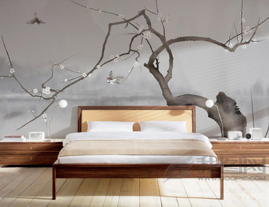 3D Plum Blossom 431 Wall Murals Wallpaper AJ Wallpaper 2