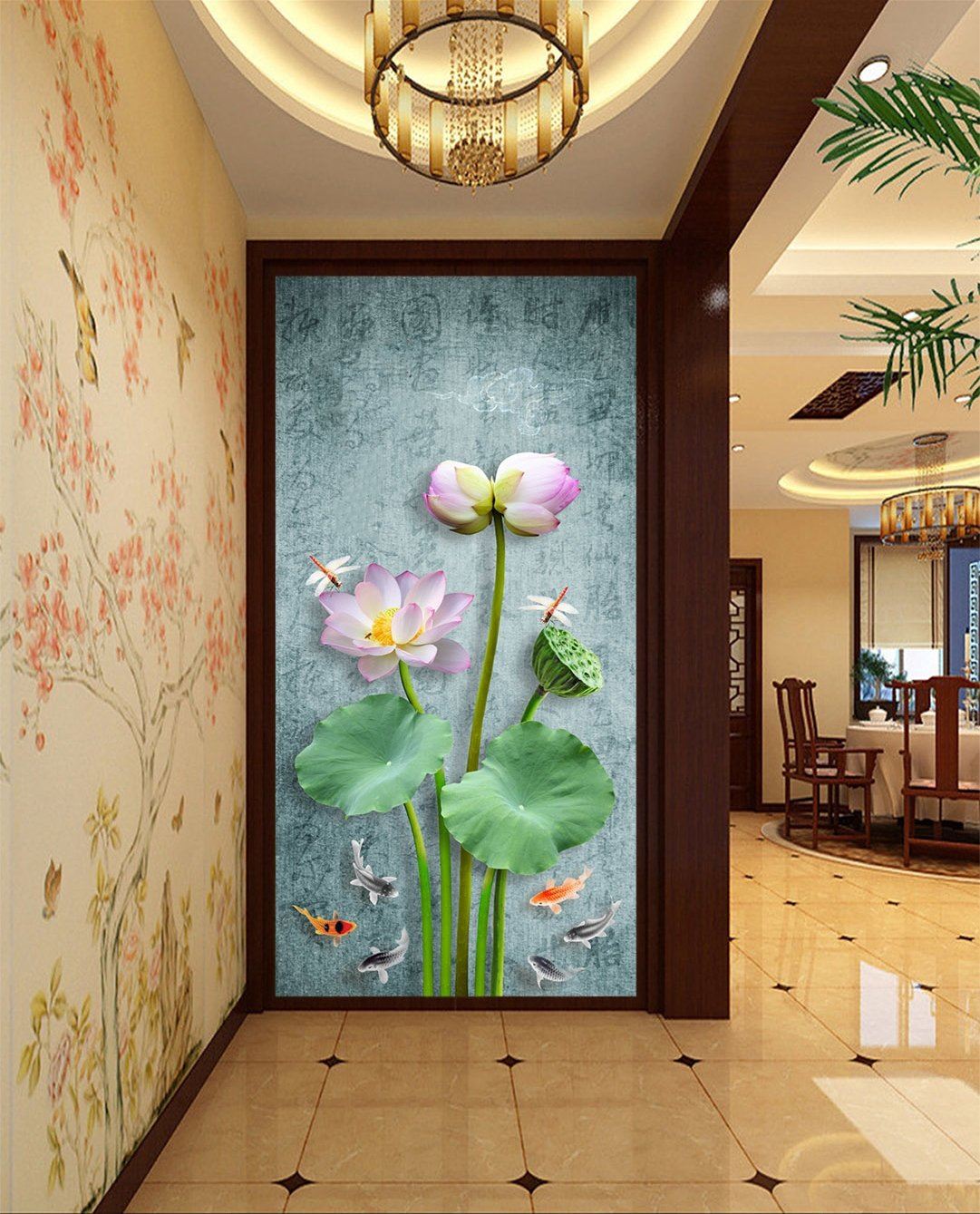 3D Lotus Seed 394 Wallpaper AJ Wallpaper