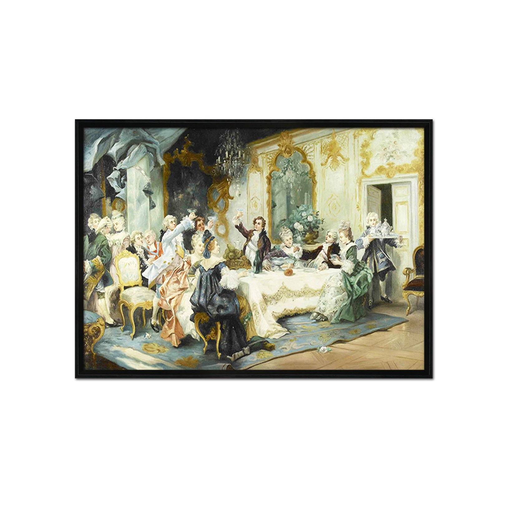 3D Toasting Together 041 Fake Framed Print Painting Wallpaper AJ Creativity Home