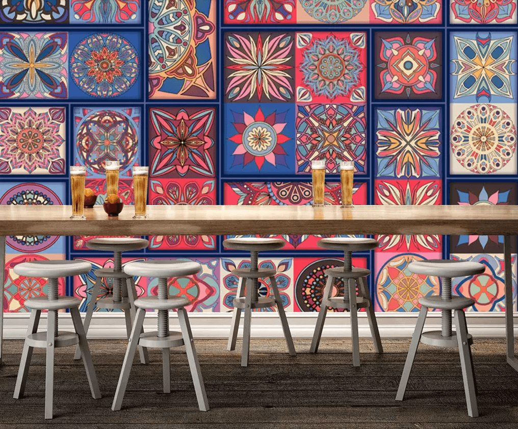 3D Rectangle Pattern 415 Wallpaper AJ Wallpaper 2