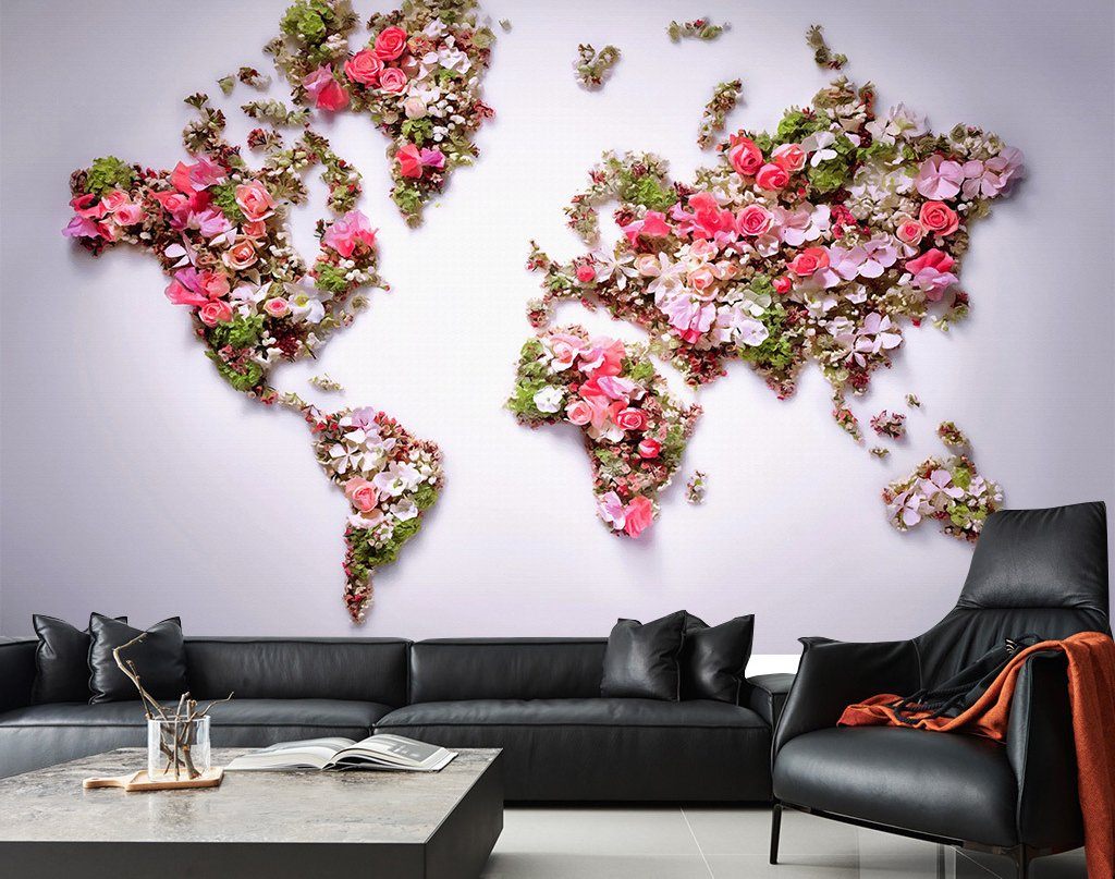 3D Flower 139 Wall Murals Wallpaper AJ Wallpaper 2
