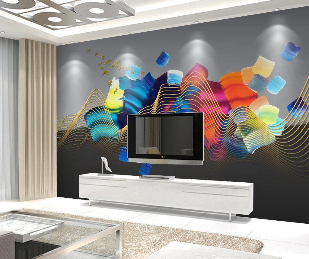 3D Color Splash 532 Wall Murals Wallpaper AJ Wallpaper 2