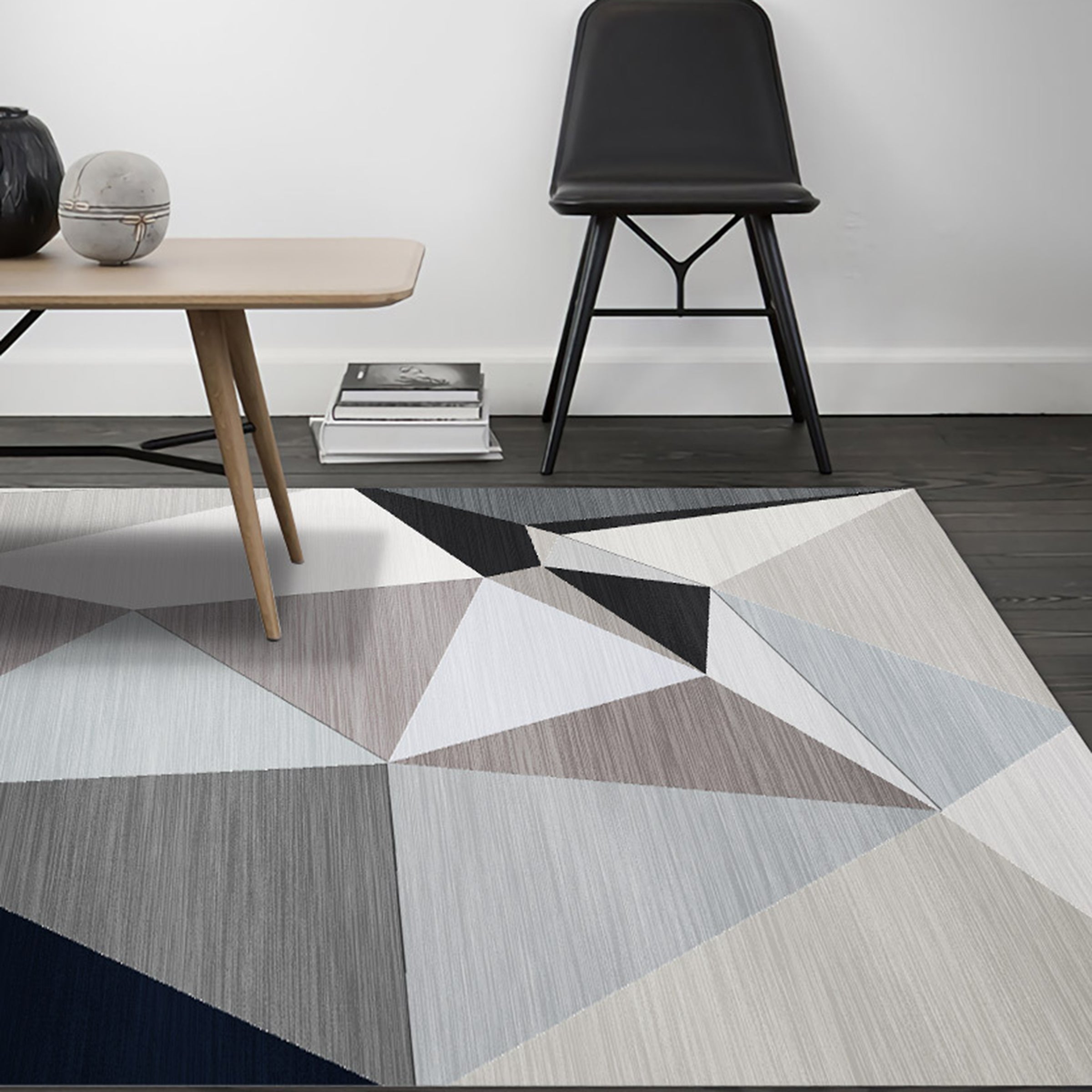 3D Color Geometry WG217 Non Slip Rug Mat Mat AJ Creativity Home