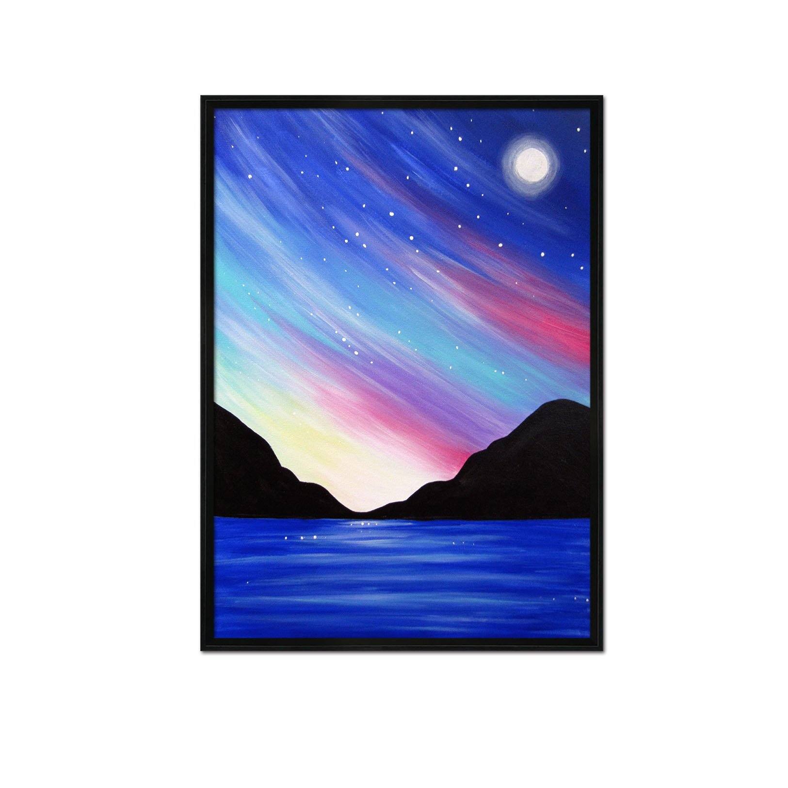 3D Shadow Mountain 103 Fake Framed Print Painting Wallpaper AJ Creativity Home