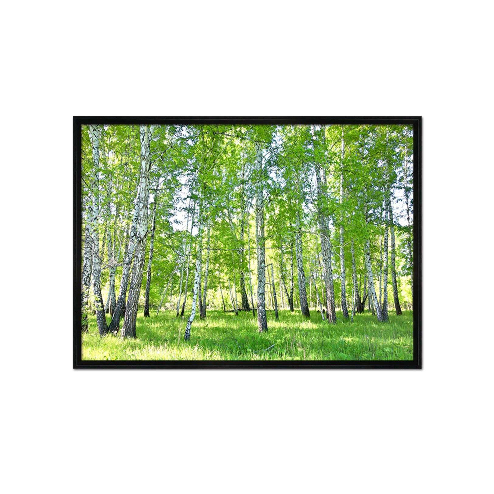 3D Shade Trees 008 Fake Framed Print Painting Wallpaper AJ Creativity Home
