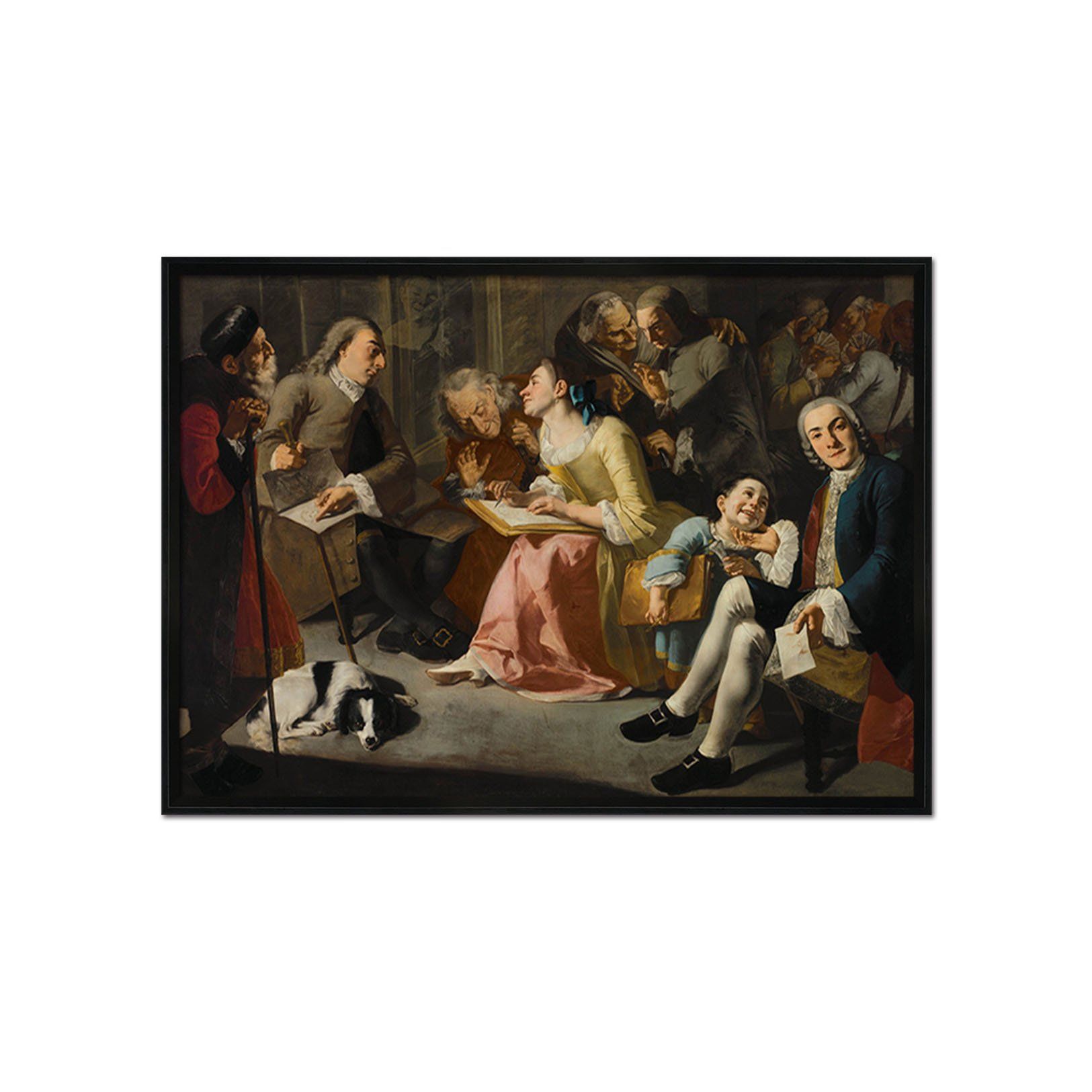 3D Study Exchange 035 Fake Framed Print Painting Wallpaper AJ Creativity Home